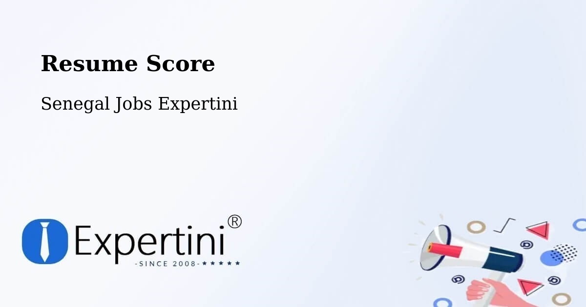 Resume Score & Job Description Match Tool – Passi - Senegal Jobs Expertini